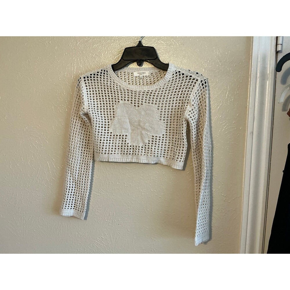 Girl’s Size S(7/8) Crop-top See-thru Cover Shirt by No Comment